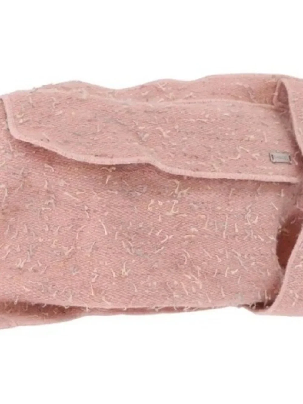 CHANEL Shoulder Bag Tweed Pink Silver CC Auth ar13942A